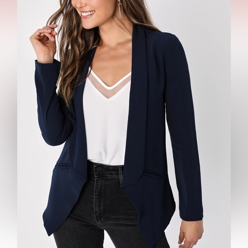 Lulus navy blazer size small